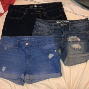 Lot of Jean shorts